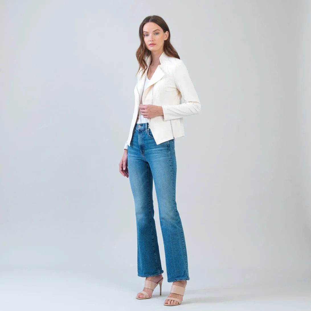 Clara Sun Woo Sueded Moto Jacket