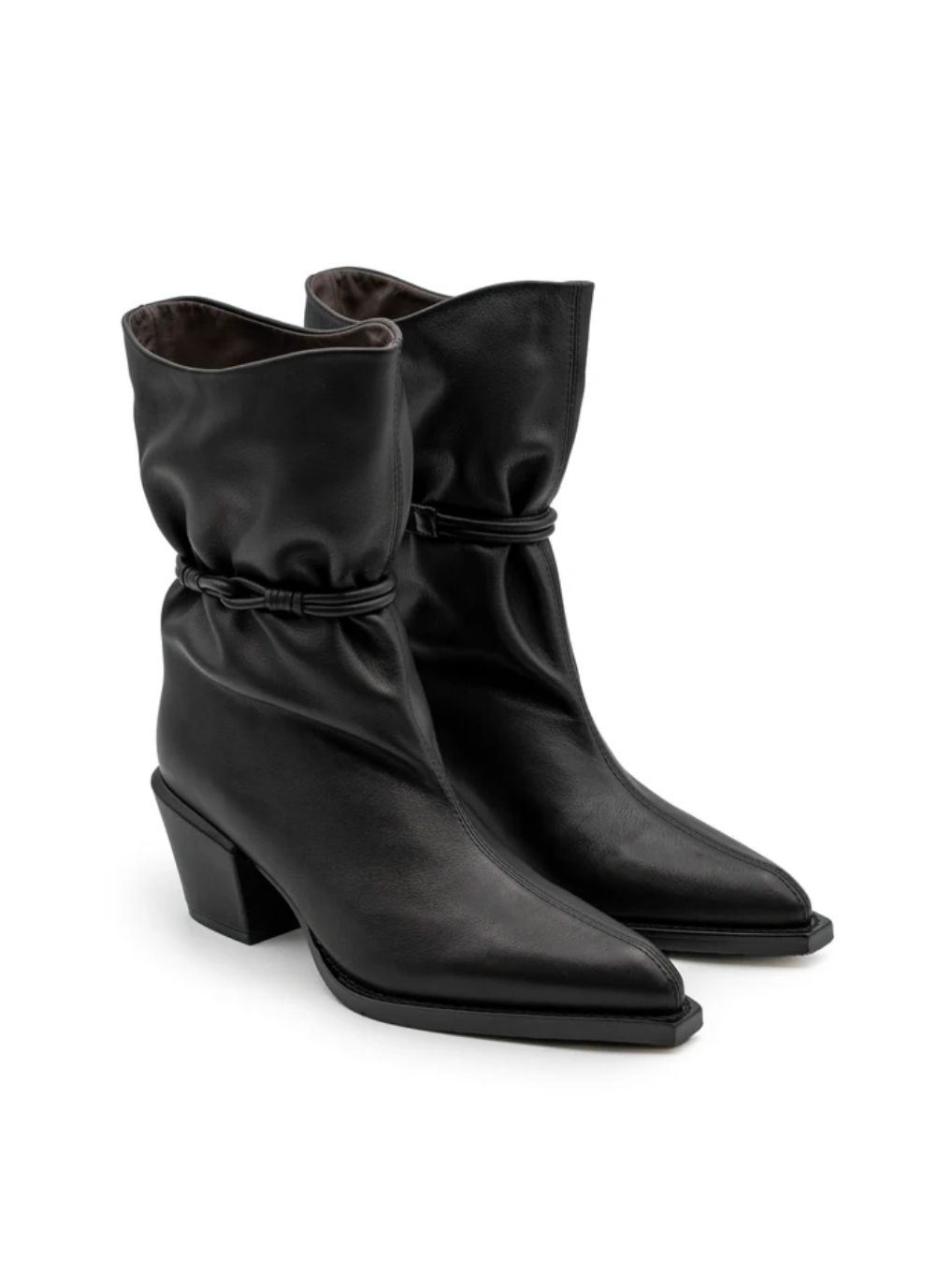 Paloma Samantha Nappa Black Ankle Boot