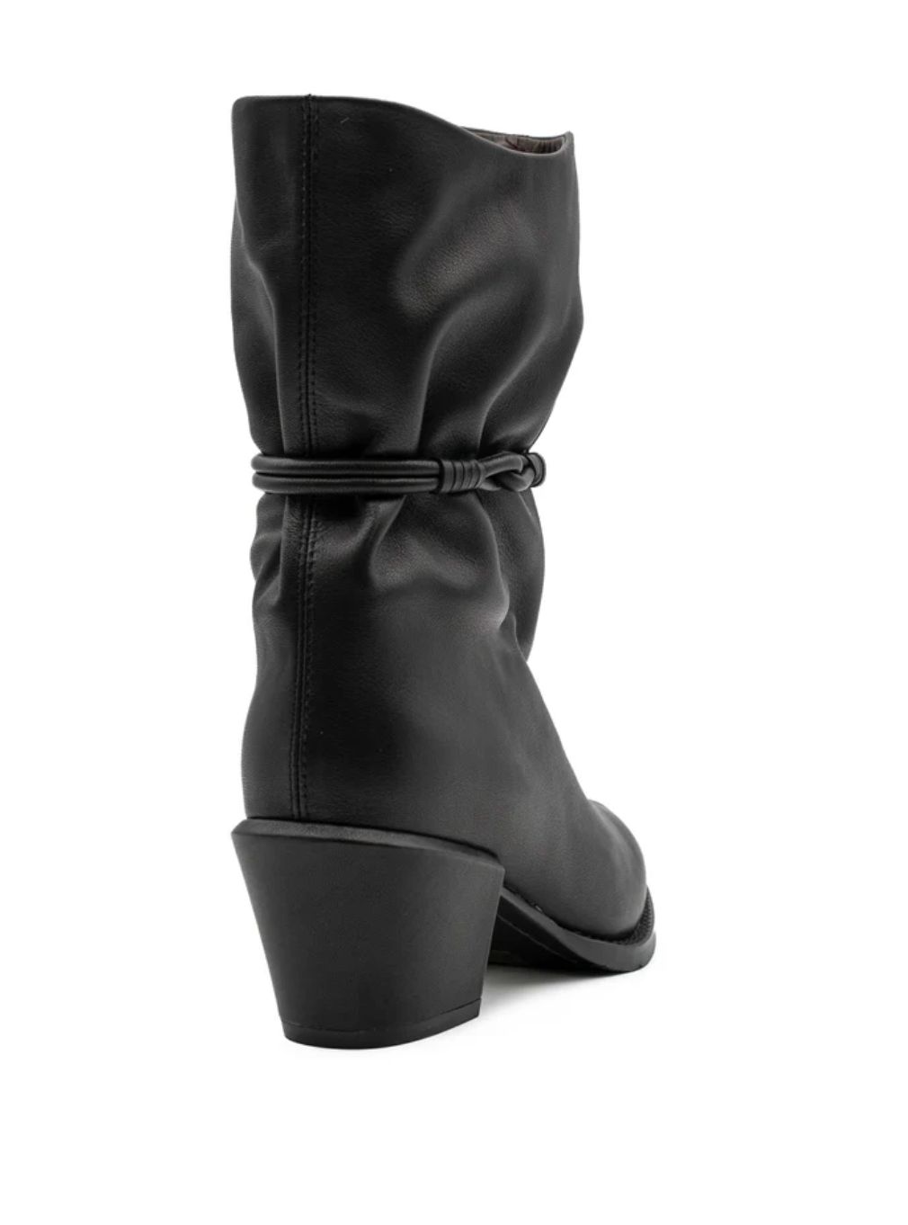 Paloma Samantha Nappa Black Ankle Boot