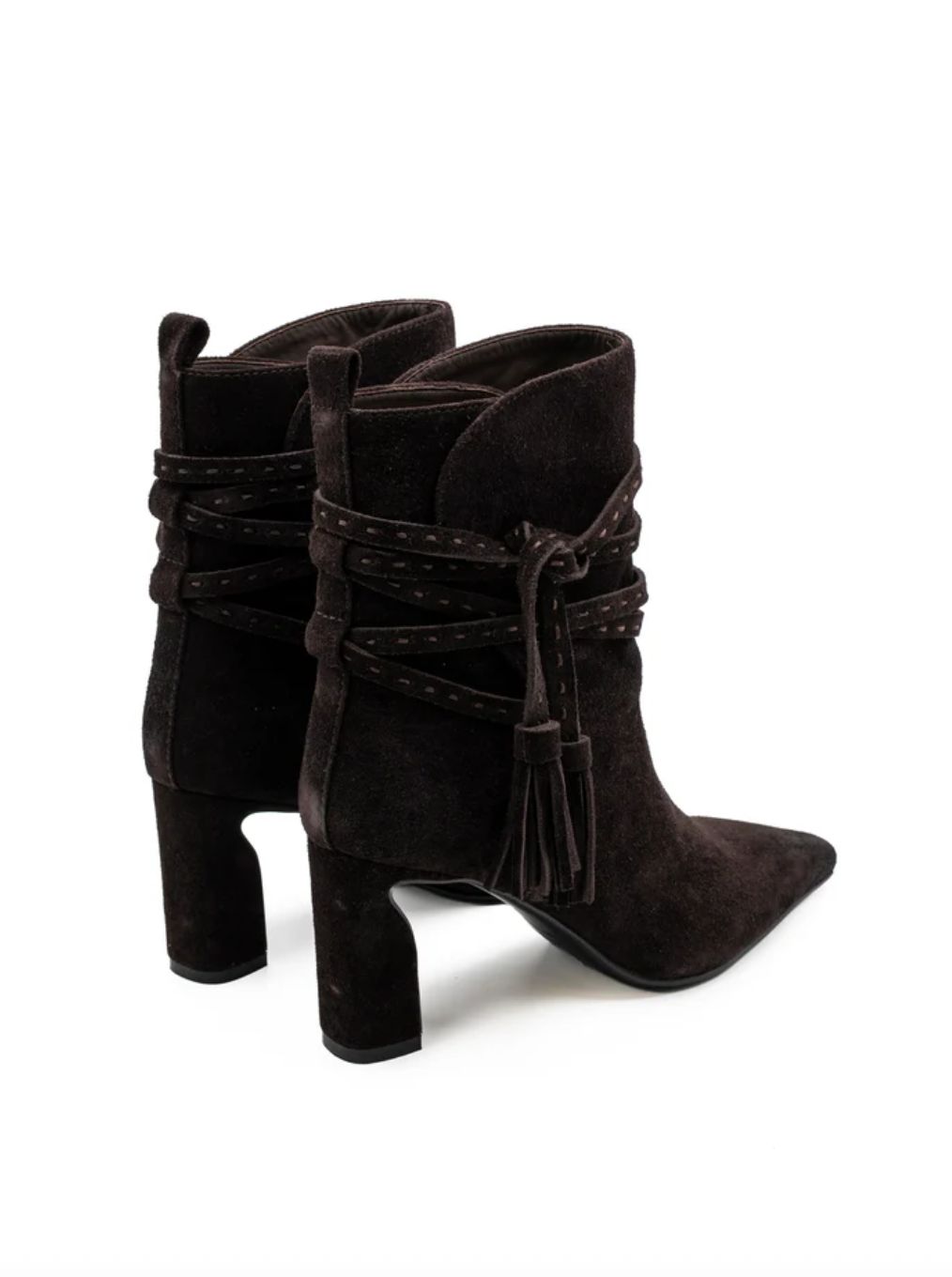 Paloma Barcelo Maggie Suede Tassle Boot