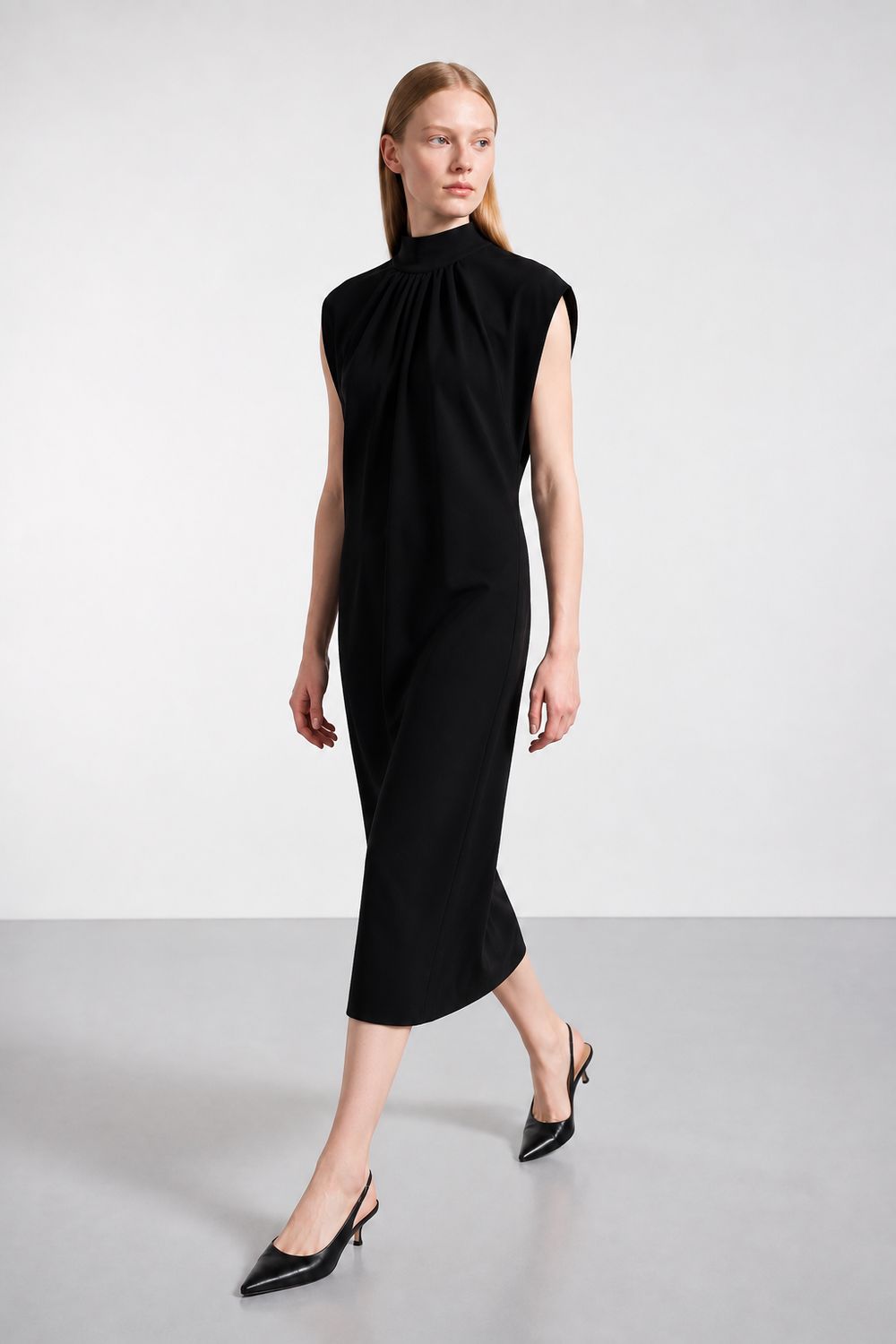 Uli Schneider Micro Jersey Foulard Dress