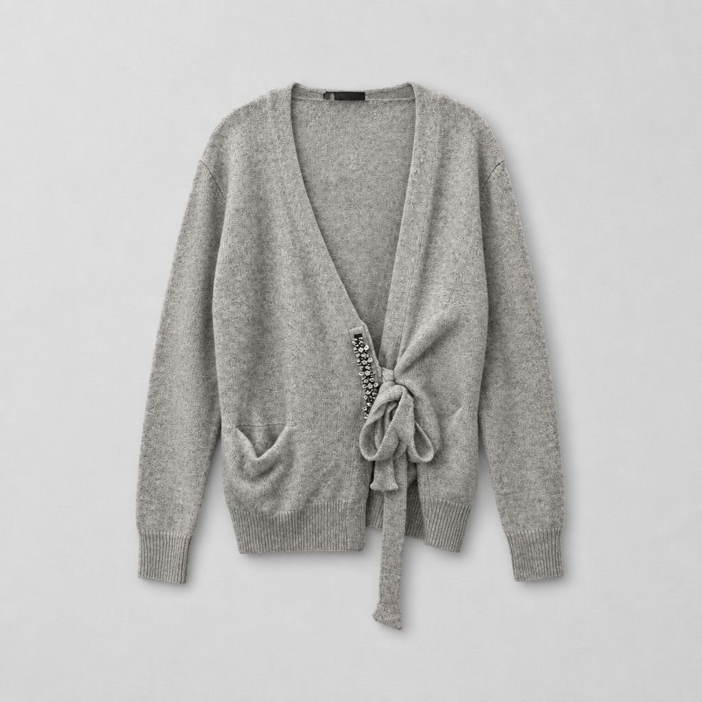 Liviana Conti Crystal Detail Cardigan