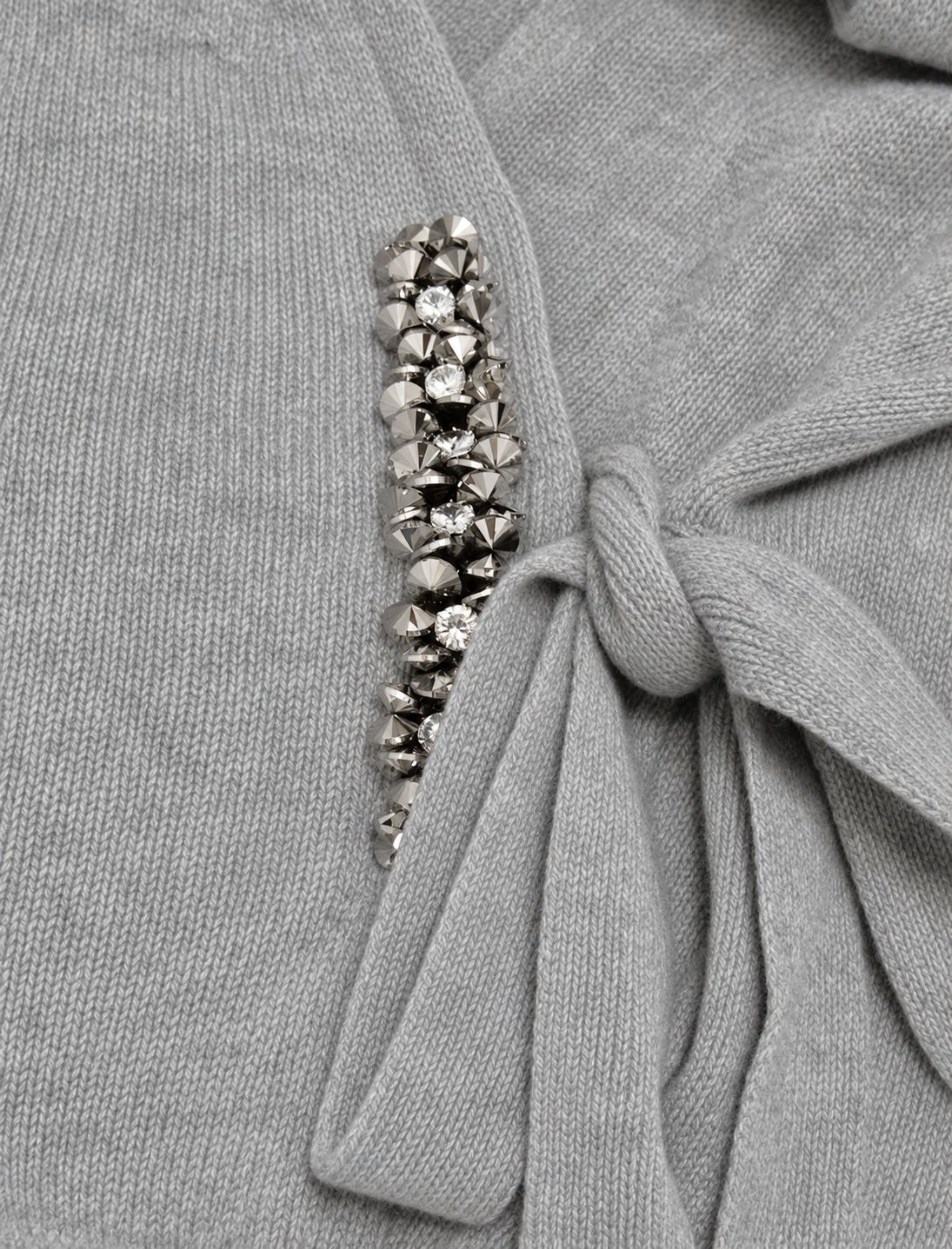 Liviana Conti Crystal Detail Cardigan