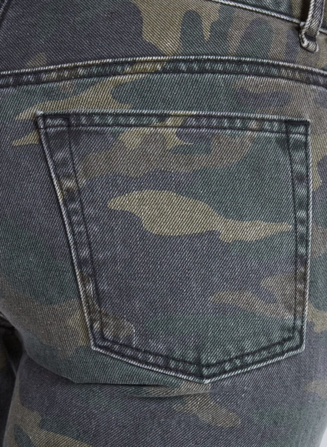 ASKK NY Low Rise Straight Jean in Camo