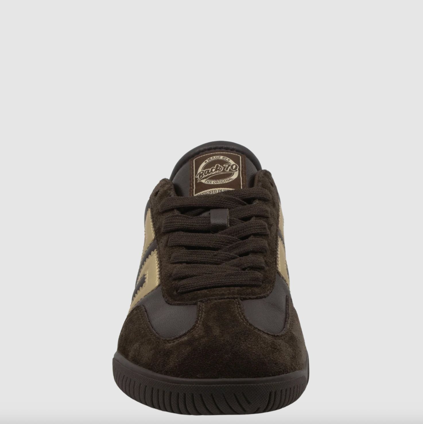 Back 70 Fireball Sneaker in Coffee/Gold