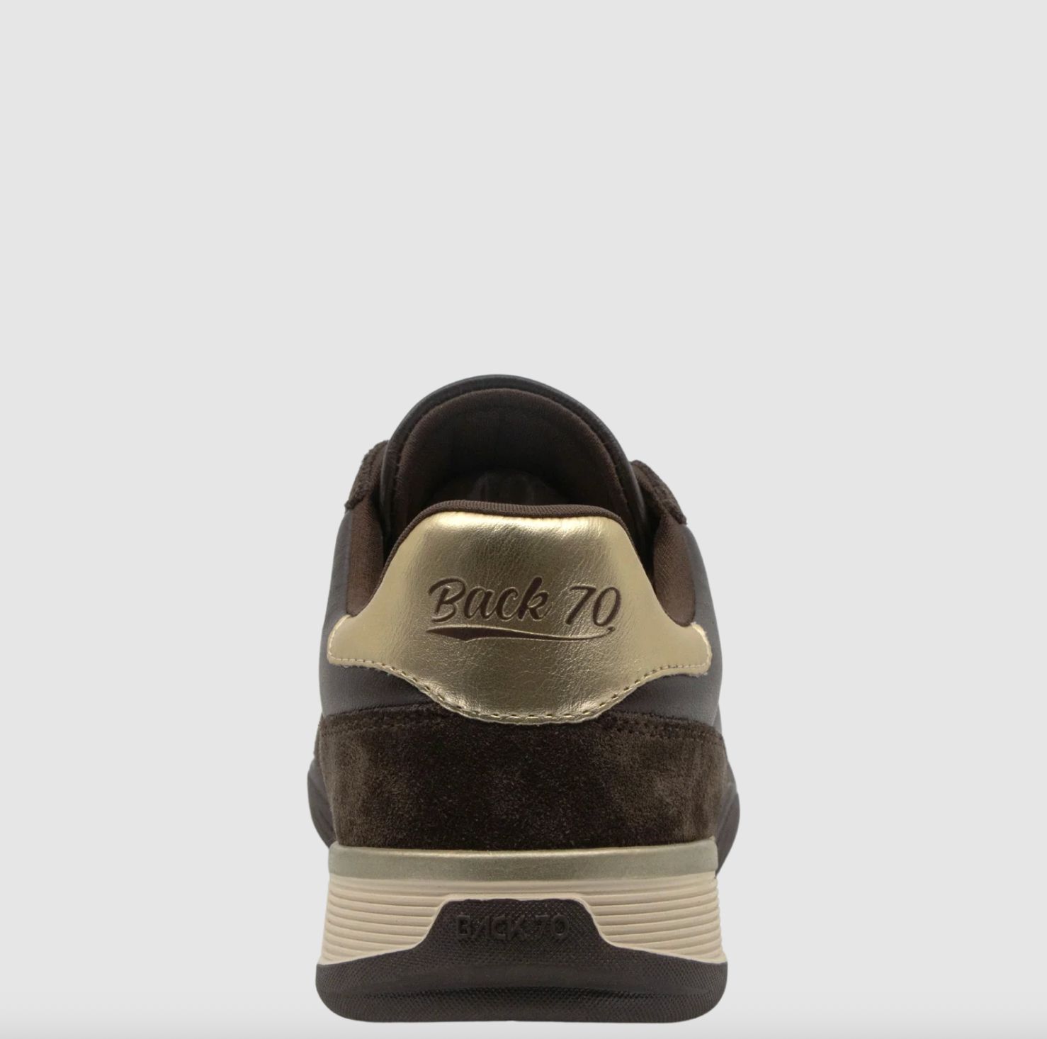 Back 70 Fireball Sneaker in Coffee/Gold