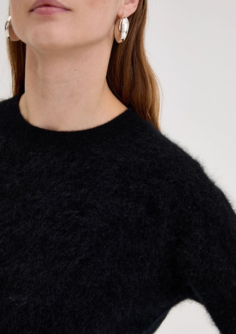 Biancalancia Brushed Cashmere Pullover Sweater