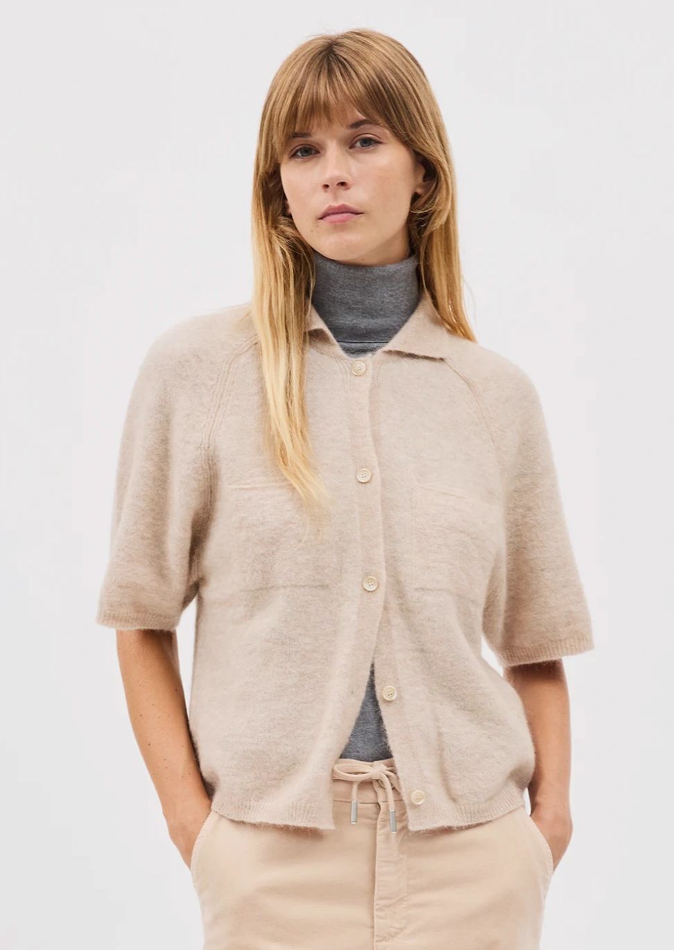 Biancalancia Collared Cardigan