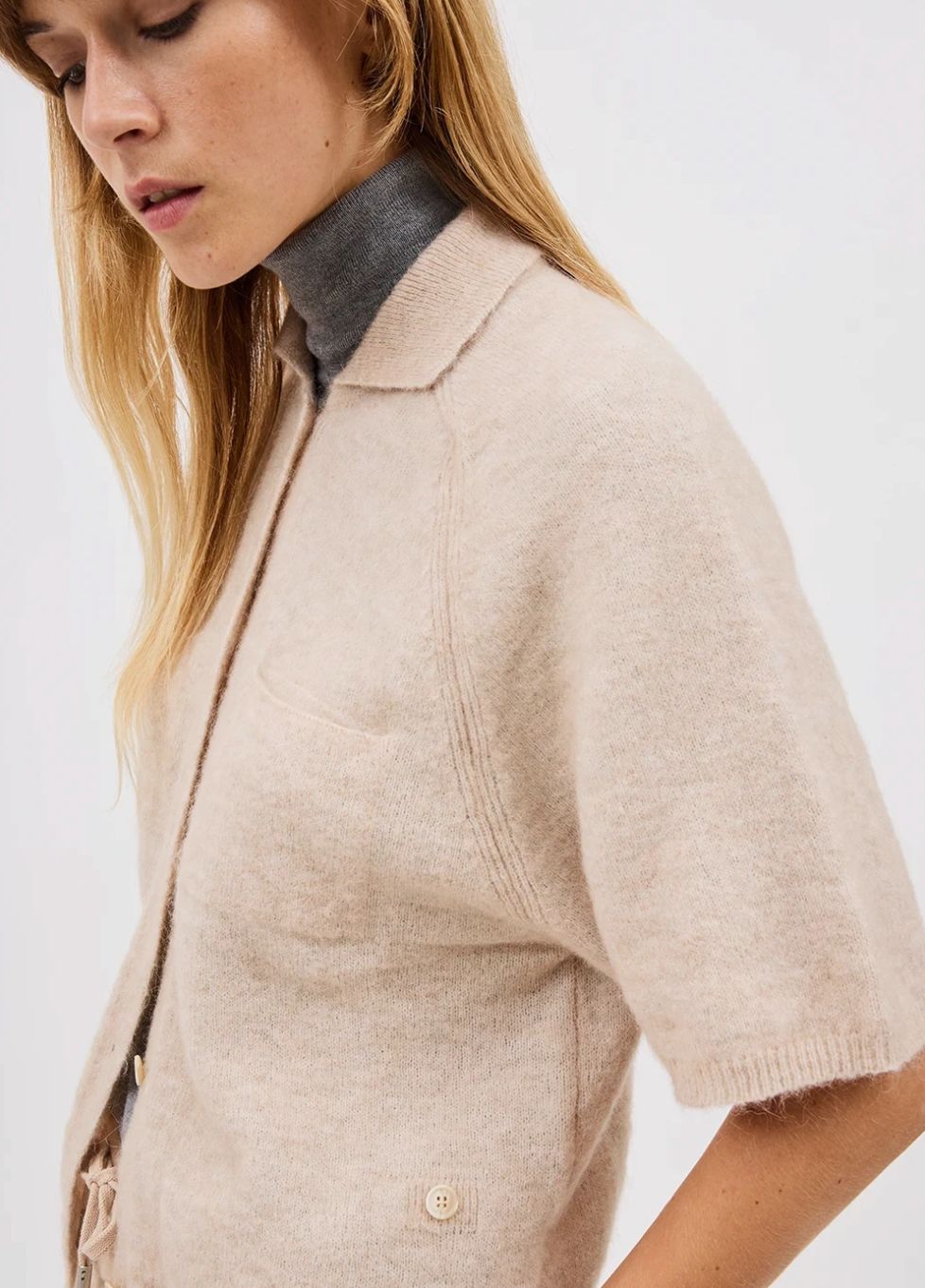 Biancalancia Collared Cardigan