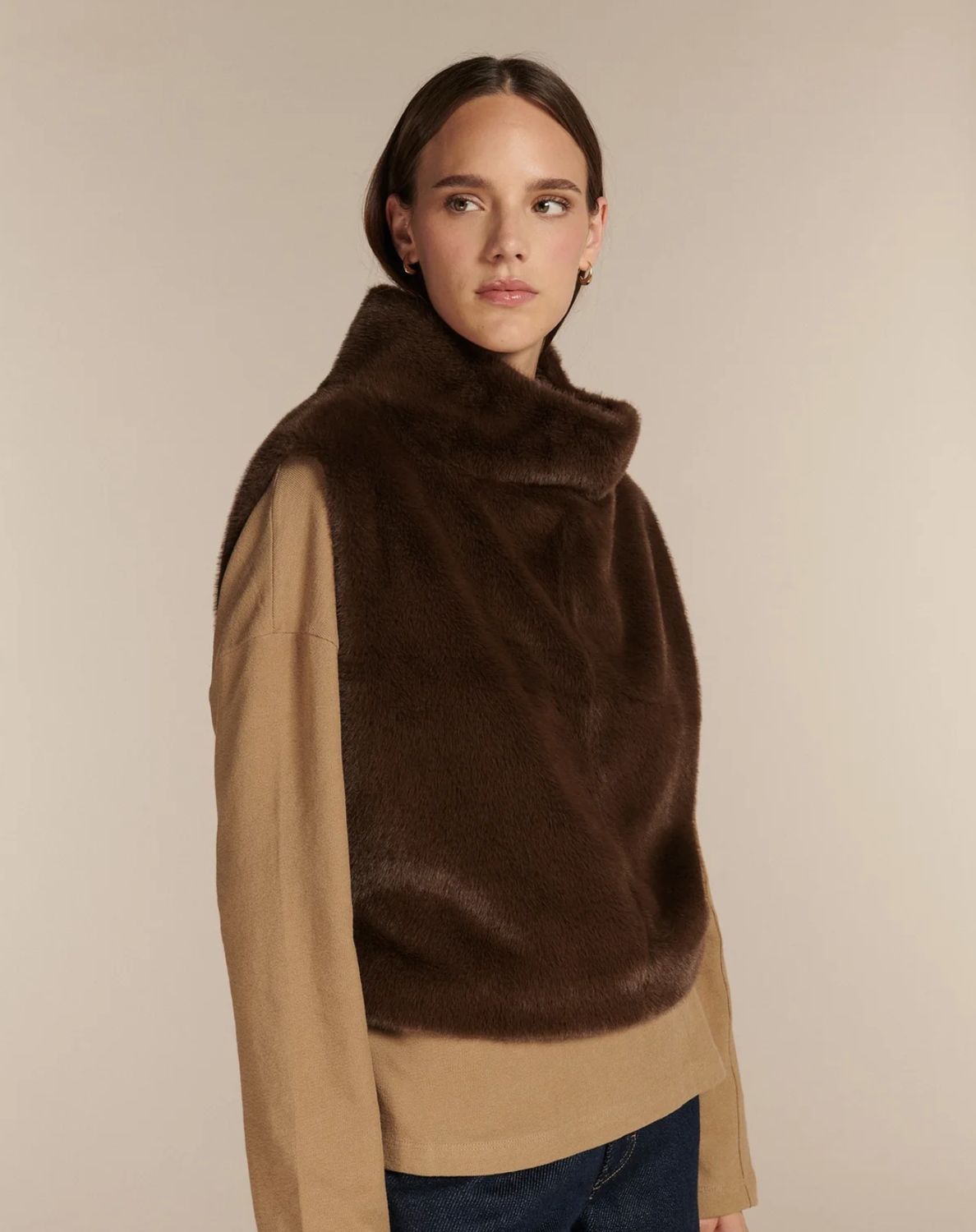 Labdip Beaumont Faux Fur Vest