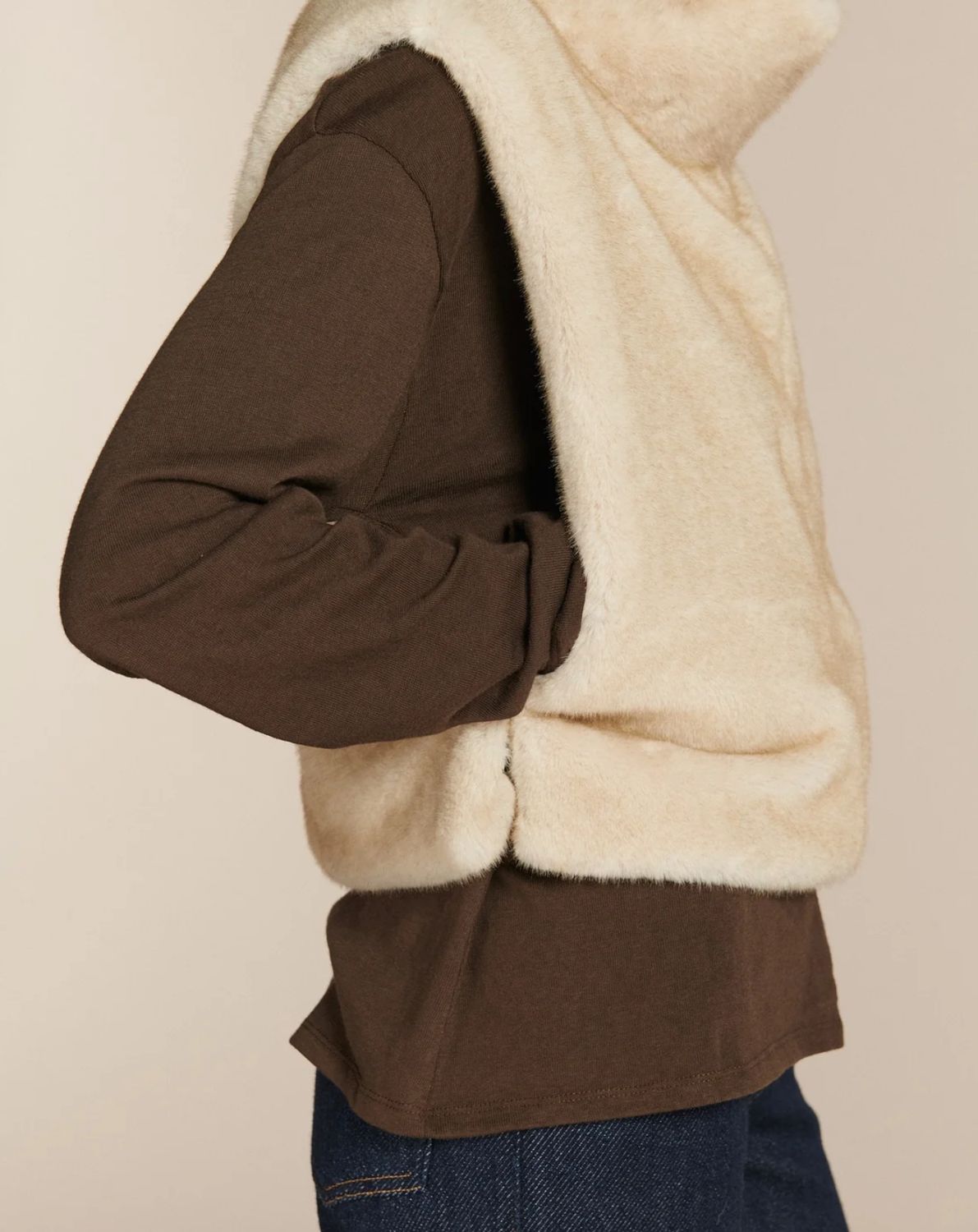 Labdip Beaumont Faux Fur Vest