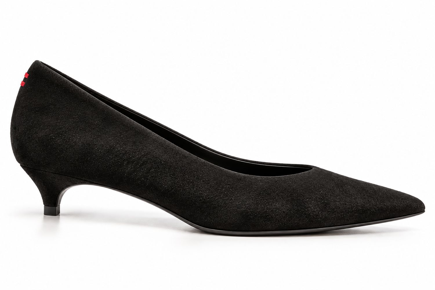Halmanera Fern in Black Suede