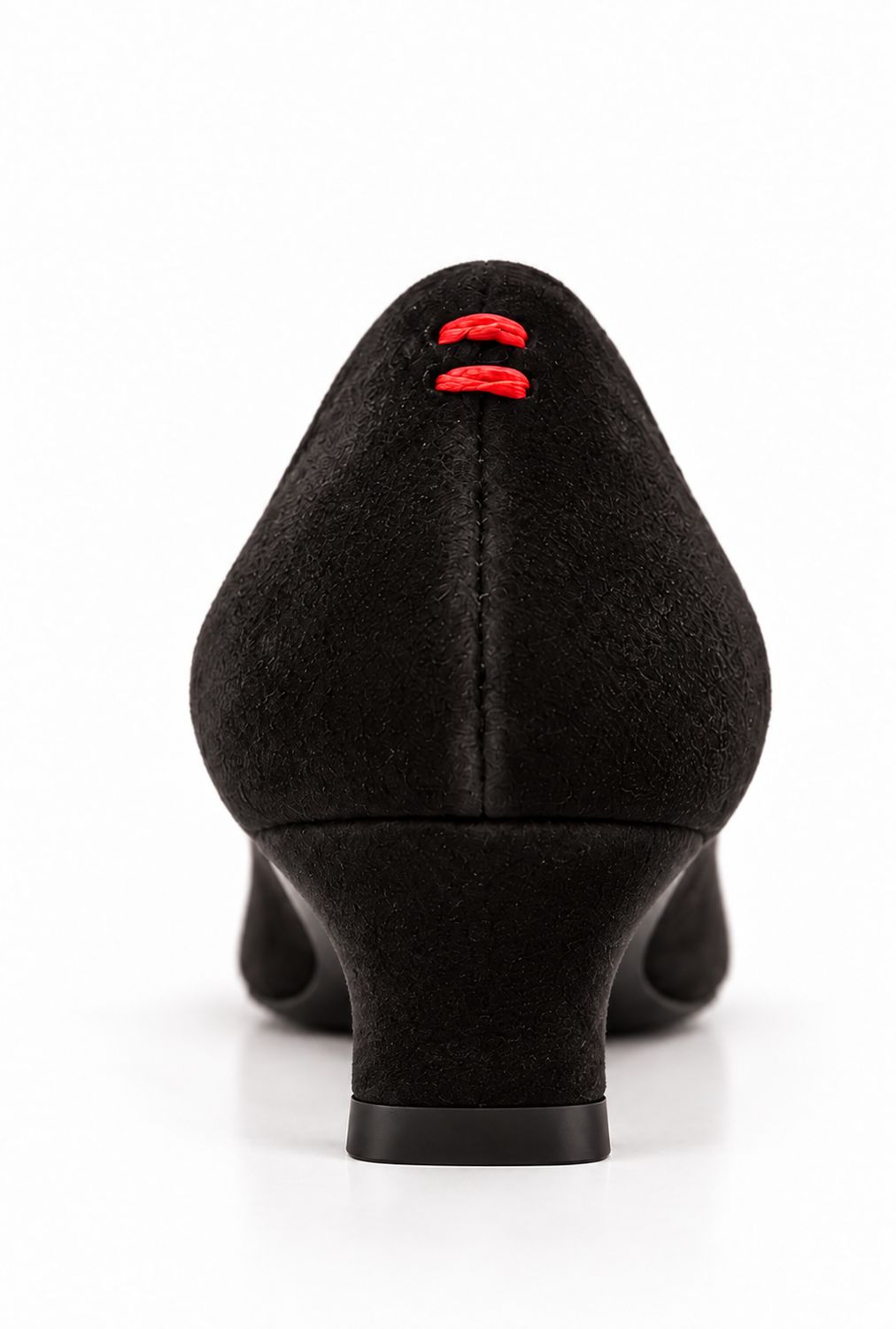 Halmanera Fern in Black Suede