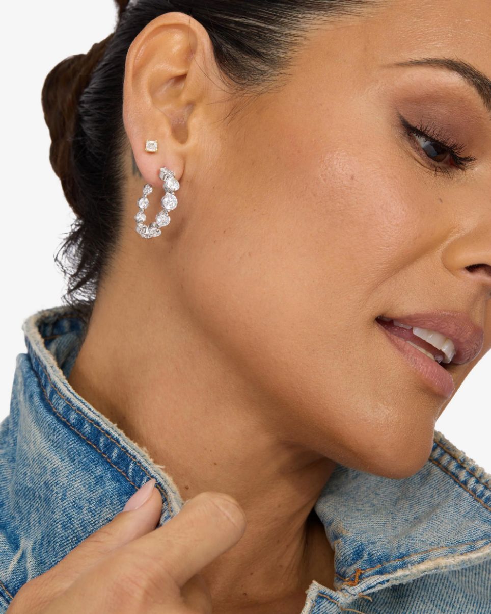 Melinda Maria She's An Icon 1" Hoops