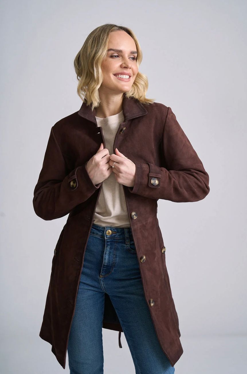 Mauritius Hilda Suede Coat