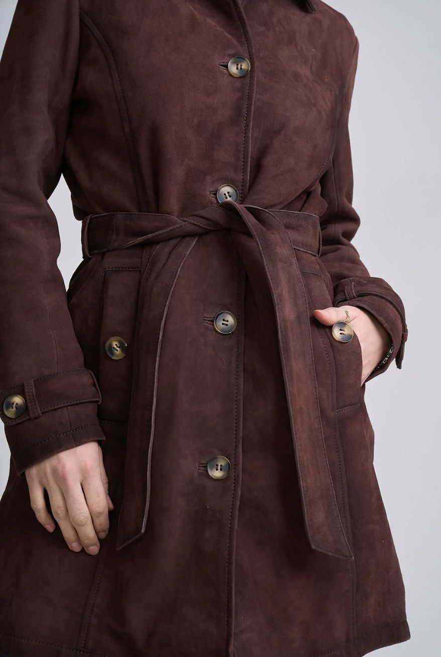 Mauritius Hilda Suede Coat