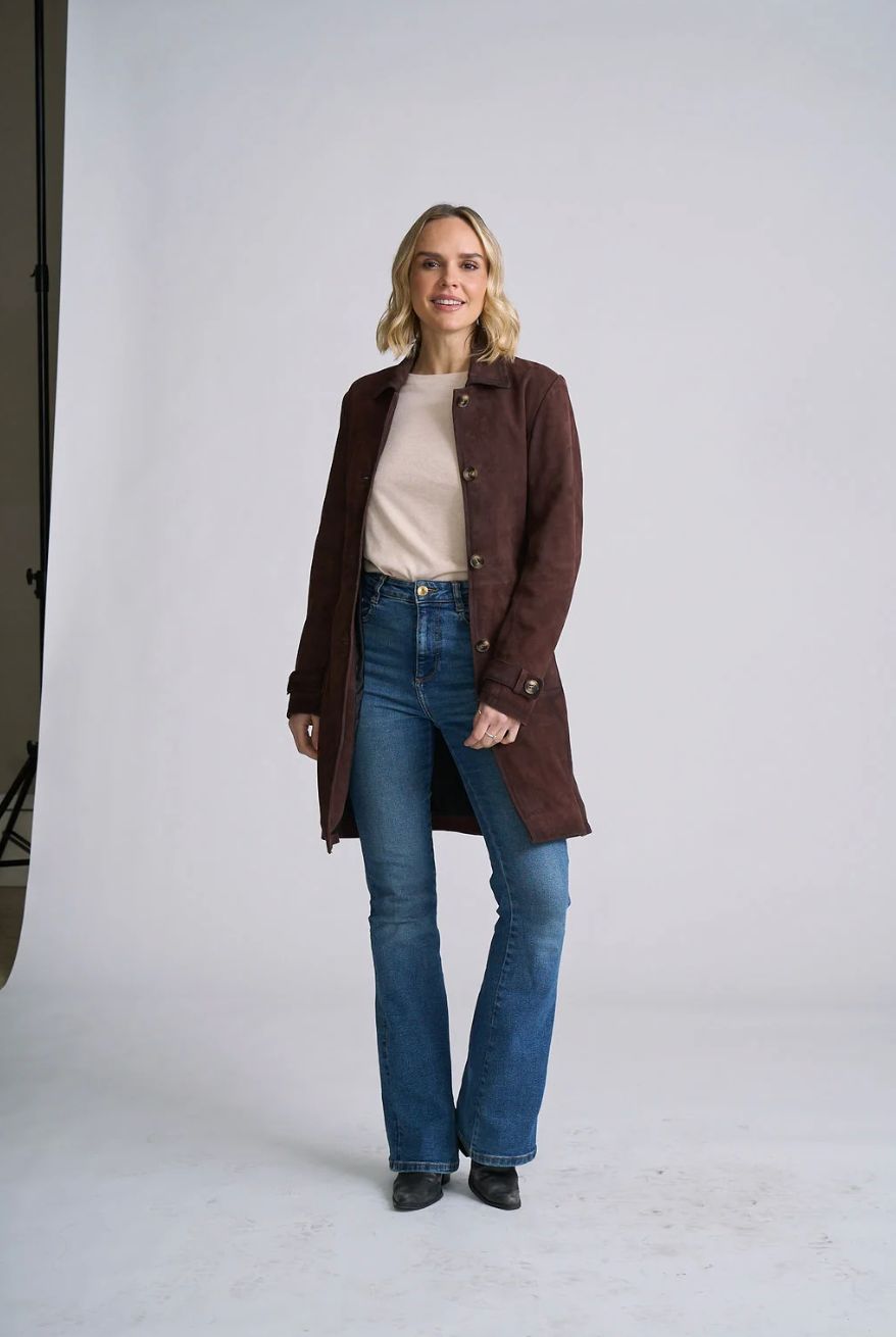 Mauritius Hilda Suede Coat