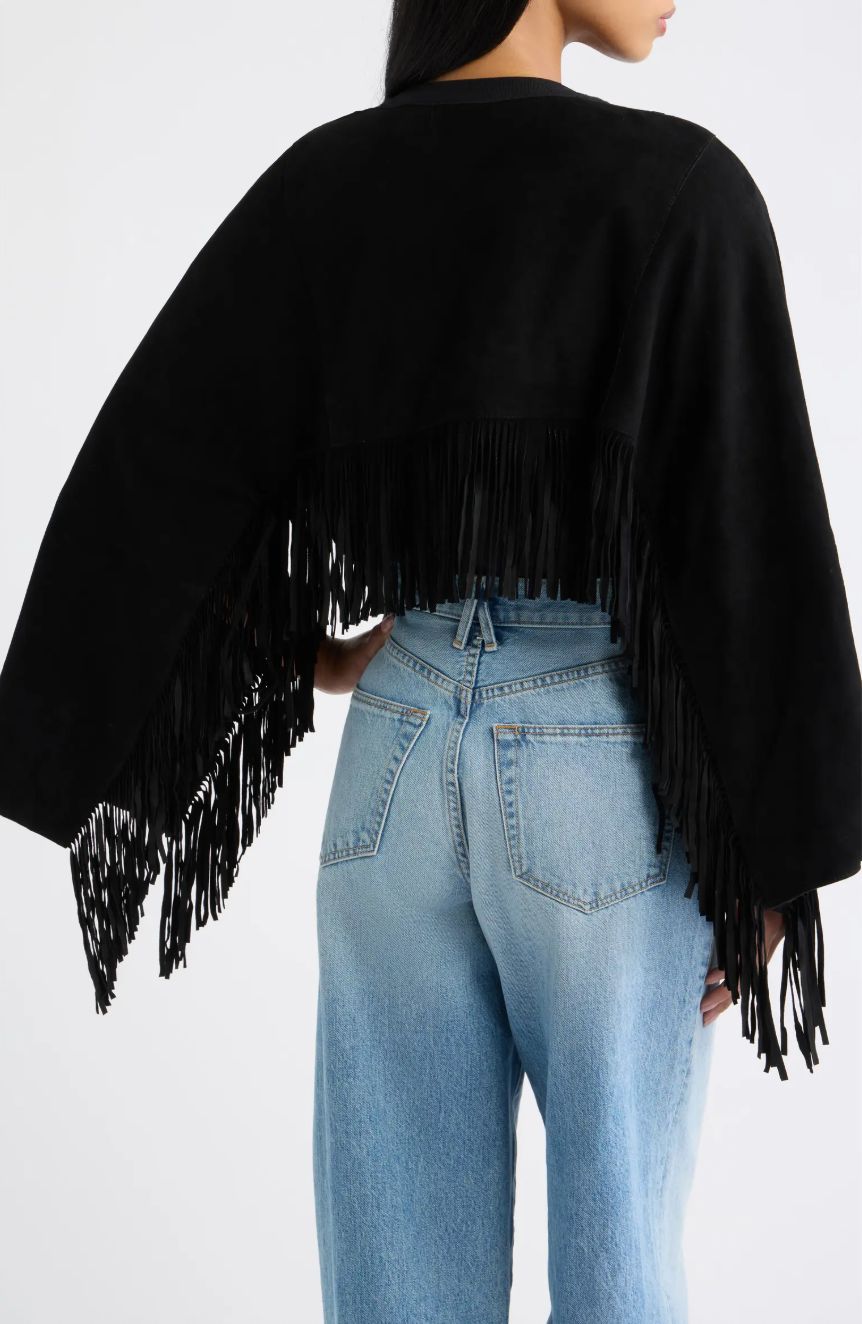 Mauritius Paige Fringe Poncho