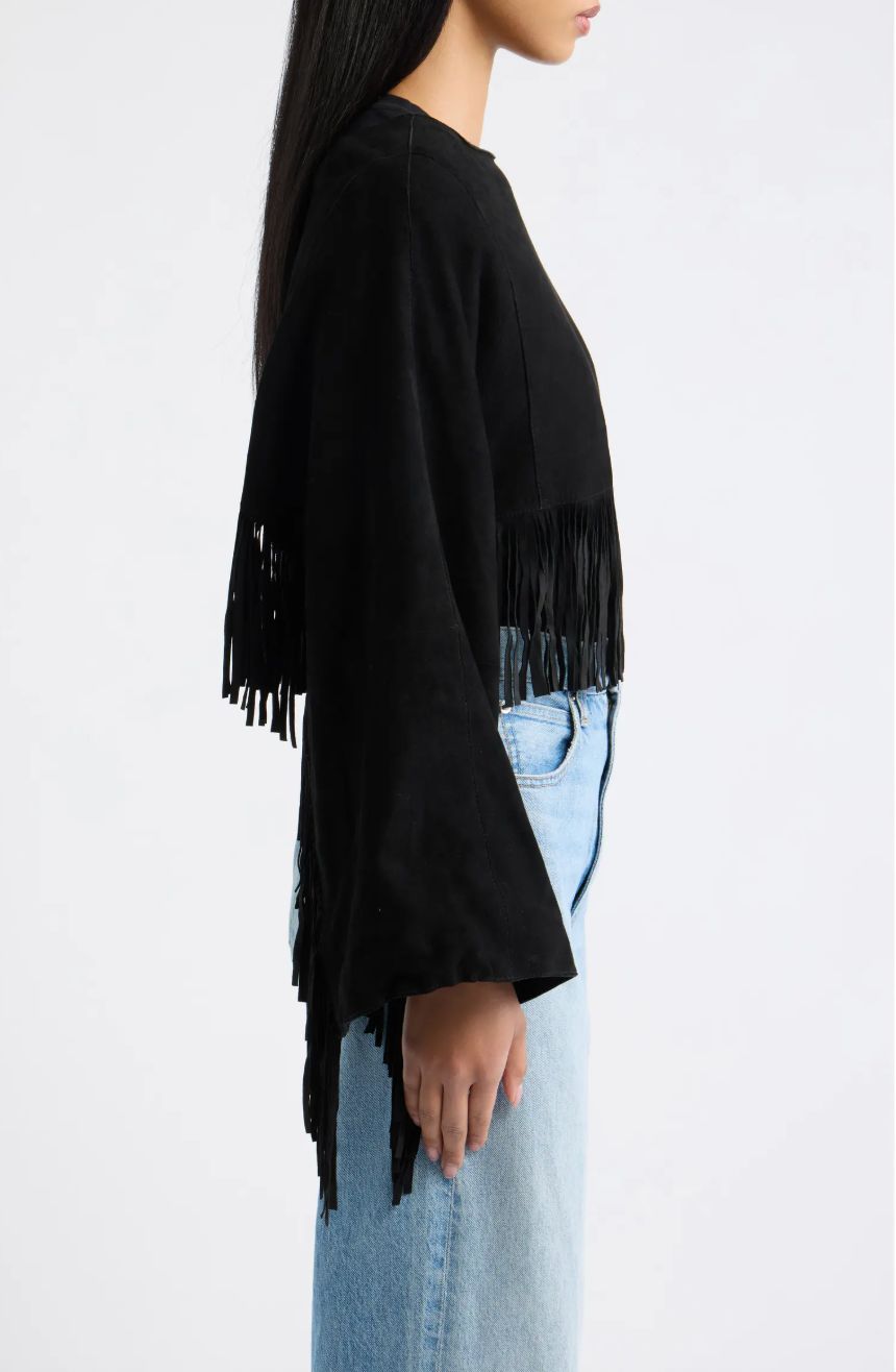 Mauritius Paige Fringe Poncho