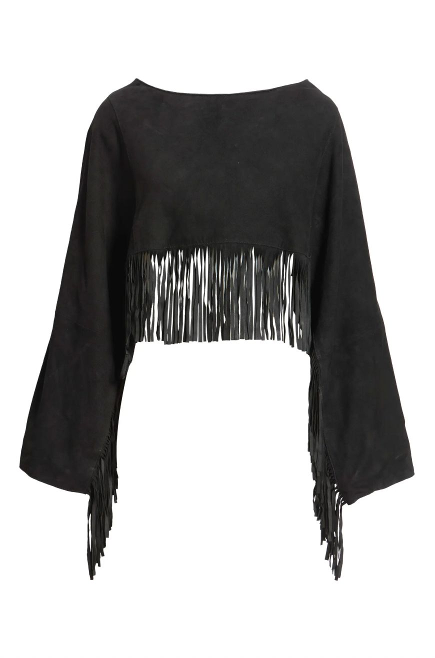 Mauritius Paige Fringe Poncho
