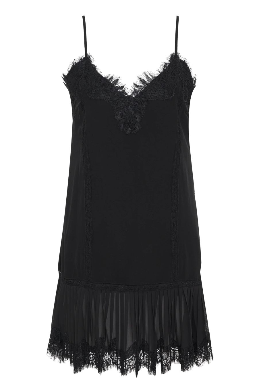 Gold Hawk Pleated Panel Dress