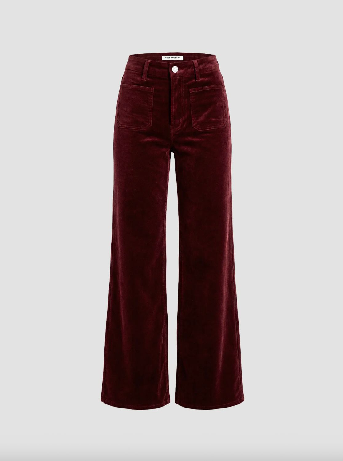 Good American Velvet Good Waist Palazzo Pant