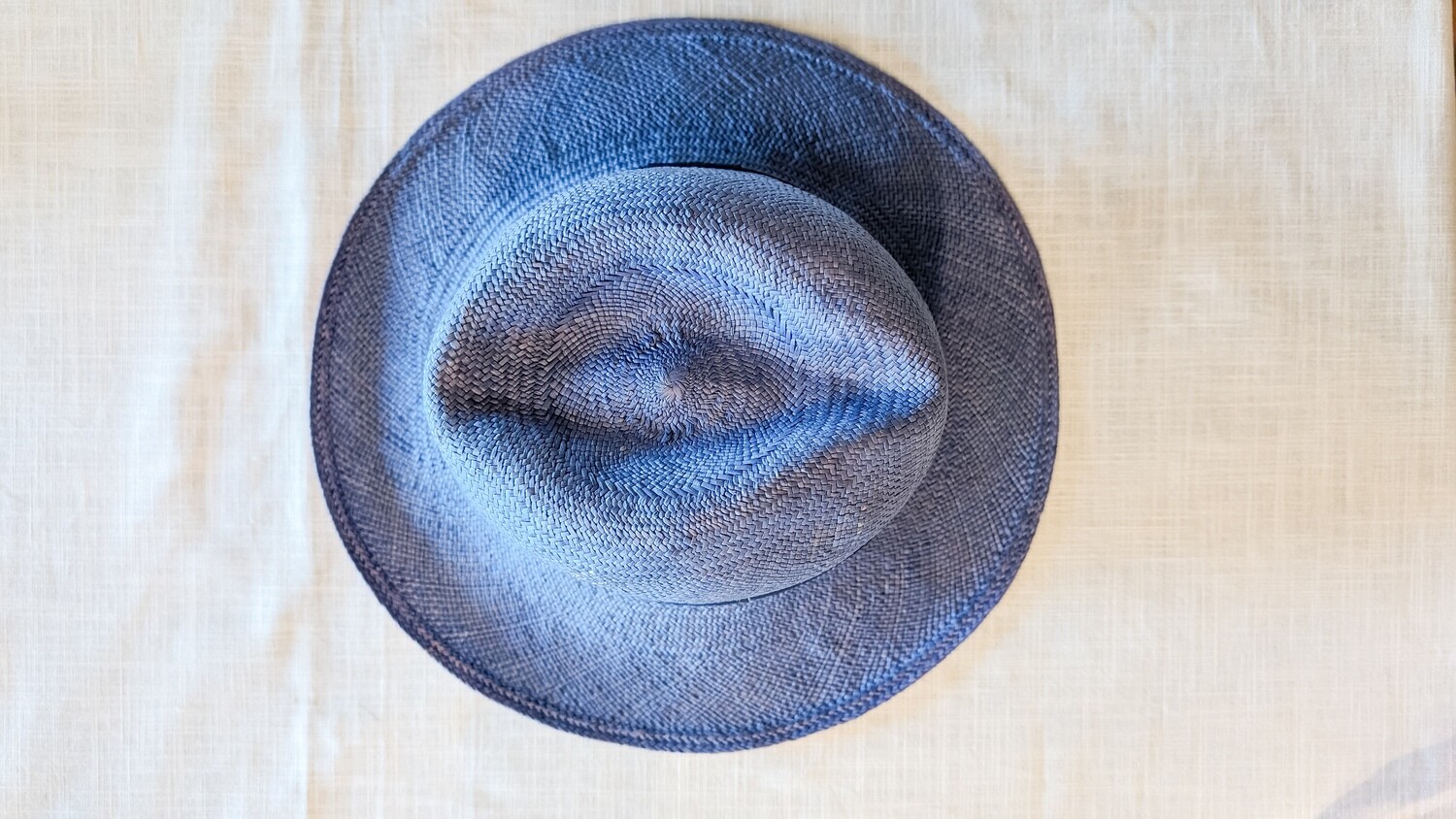 Blue Panama Hat