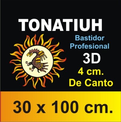Bastidor Tonatiuh 3D Profesional 30 X 100