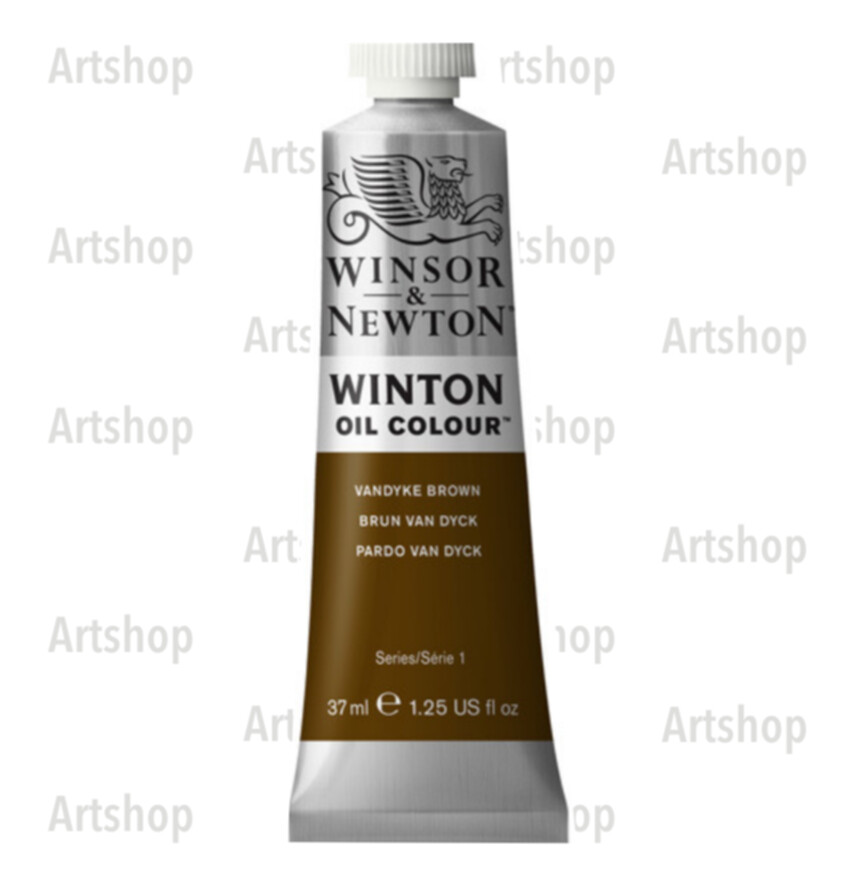 Oleo Winsor 37 ml. 41-676 Pardo Van Dyck 