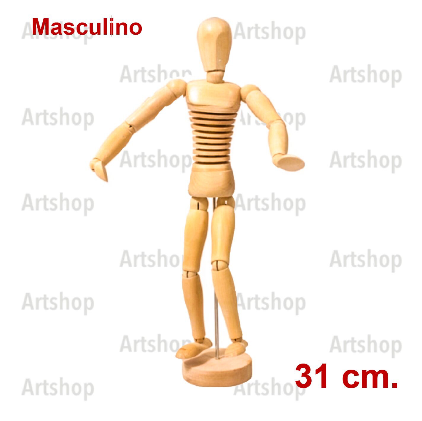 Maniquie Torzo Articulado 31 cm.