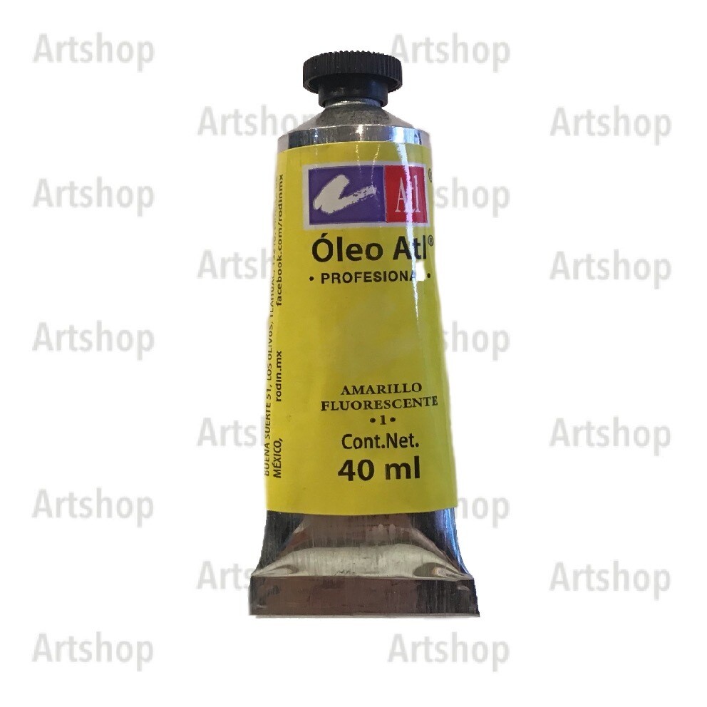 Óleo Atl 40 ml. Amarillo Fluorescente 1