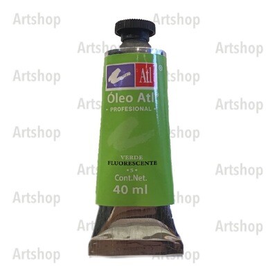 Oleo Atl 40 ml. Verde Fluorescente 5