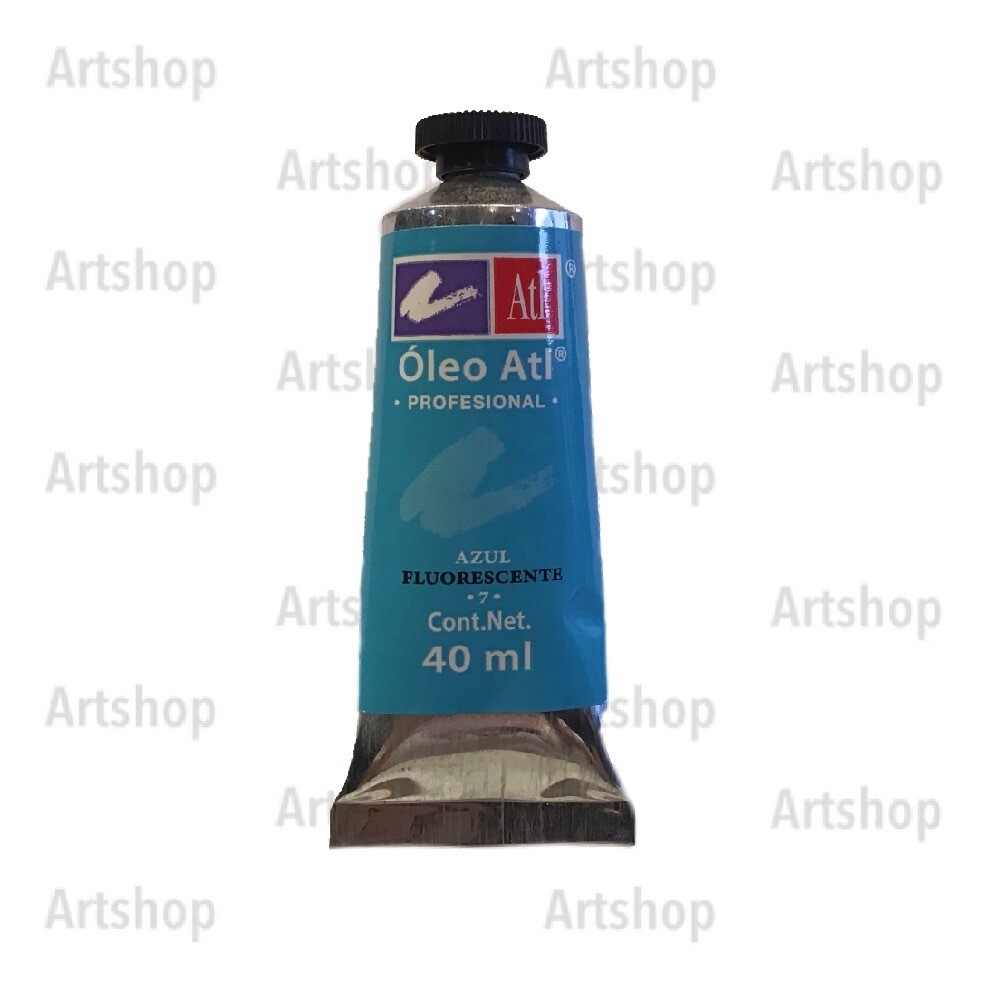 Óleo Atl 40 ml. Azul Fluorescente 7