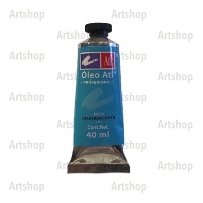Óleo Atl 40 ml. Azul Fluorescente 7