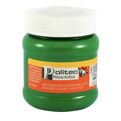 Acrílico Politec 250 ml. 312 Verde Claro