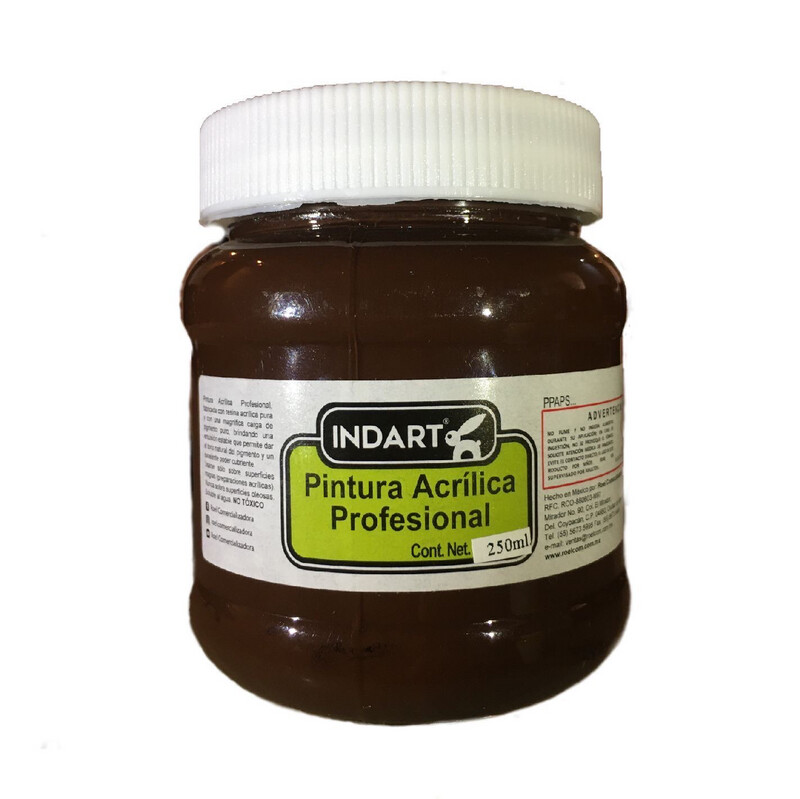 Acrílico Indart 250 ml. Cafe Oscuro 057