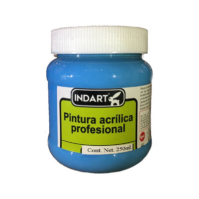 Acrílico Indart 250 ml. Azul Celeste 062