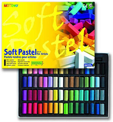 Pasteles Mungyo 64 Colores Medias Barras 