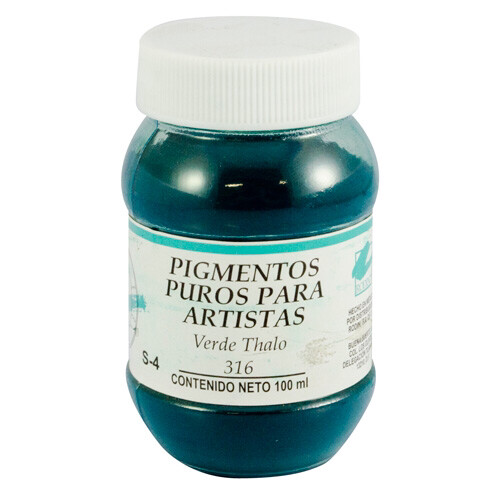 Pigmento 100 ml.
316 Verde Ftalo