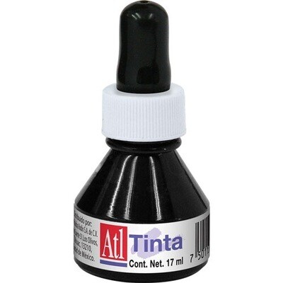 Tinta China Atl 17 ml. Negro