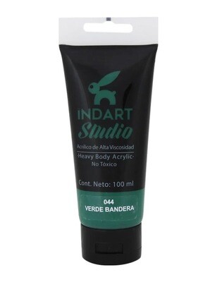 Acrílica Indart Studio 100 ml. Verde Bandera 44