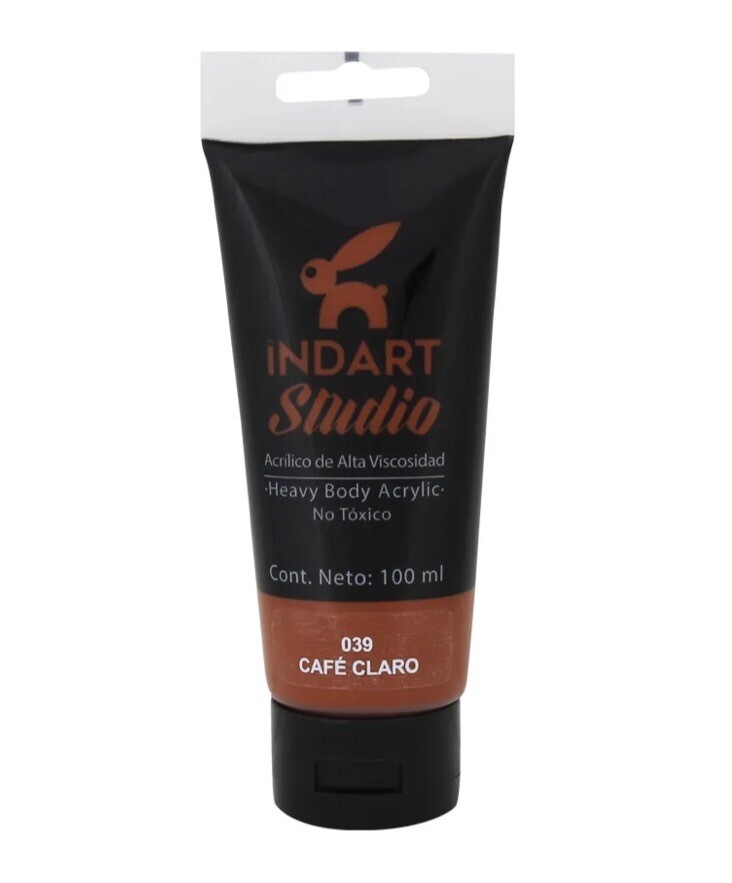 Acrílica Indart Studio 100 ml. Café Claro 39