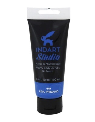 Acrílica Indart Studio 100 ml. Azul Primario 49