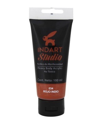 Acrílica Indart Studio 100 ml. Rojo Indio 34