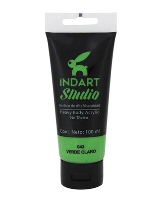 Acrílica Indart Studio 100 ml. Verde Claro 43