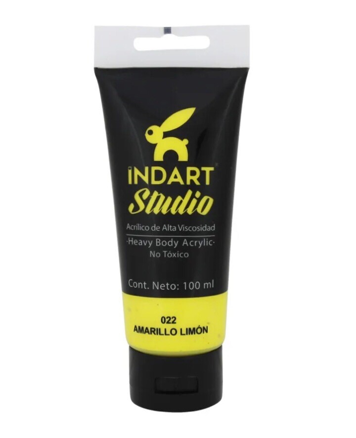 Acrílica Indart Studio 100 ml. Amarillo Limon 22