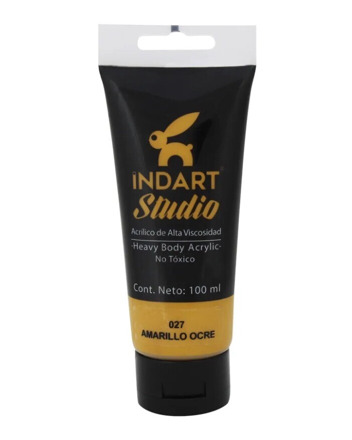 Acrílica Indart Studio 100 ml. Amarillo Ocre 27