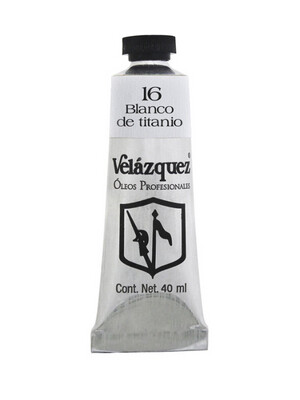 Óleo Velázquez 40 ml. 16 Blanco Titanio