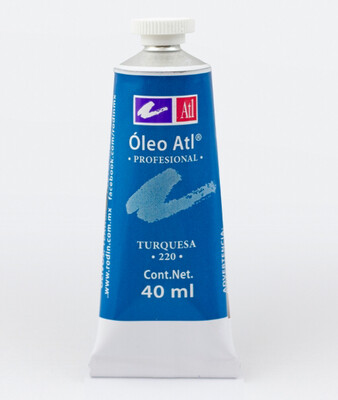 Óleo Atl 40 ml. 220 Turquesa