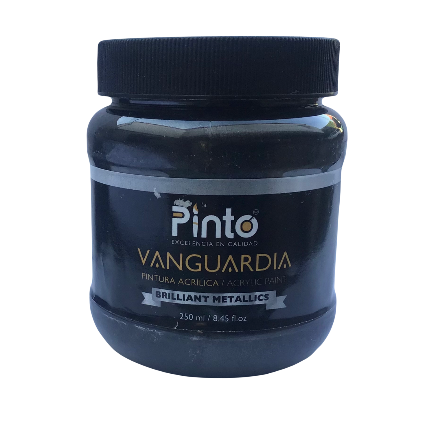 Acrilico Vanguardia 250 ml. Negro Metálico 569